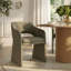 Ensemble de table de salle à manger pour 4 personnes avec table ronde et 4 chaises rembourrées imperméables-409805669-409805671