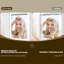Miroir de salle de bain pour salle de bain avec lumière pour cadre intelligent DEL 36 x 28 Miroir de maquillage pour dessus d'évier à intensité variable 3 couleurs avec fonction de mémoire anti-buée verticale et horizontale