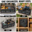 ANJUANK Fabric and Plastic Storage Bag