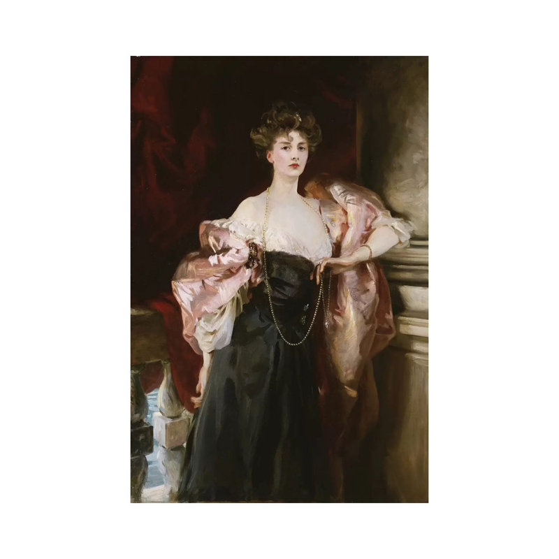 Portrait Of Lady Helen Vincent, Viscountess D'Abernon, 1904 by John Singer Sargent - Wrapped Canvas Gallery-Wrapped Canvas Giclée