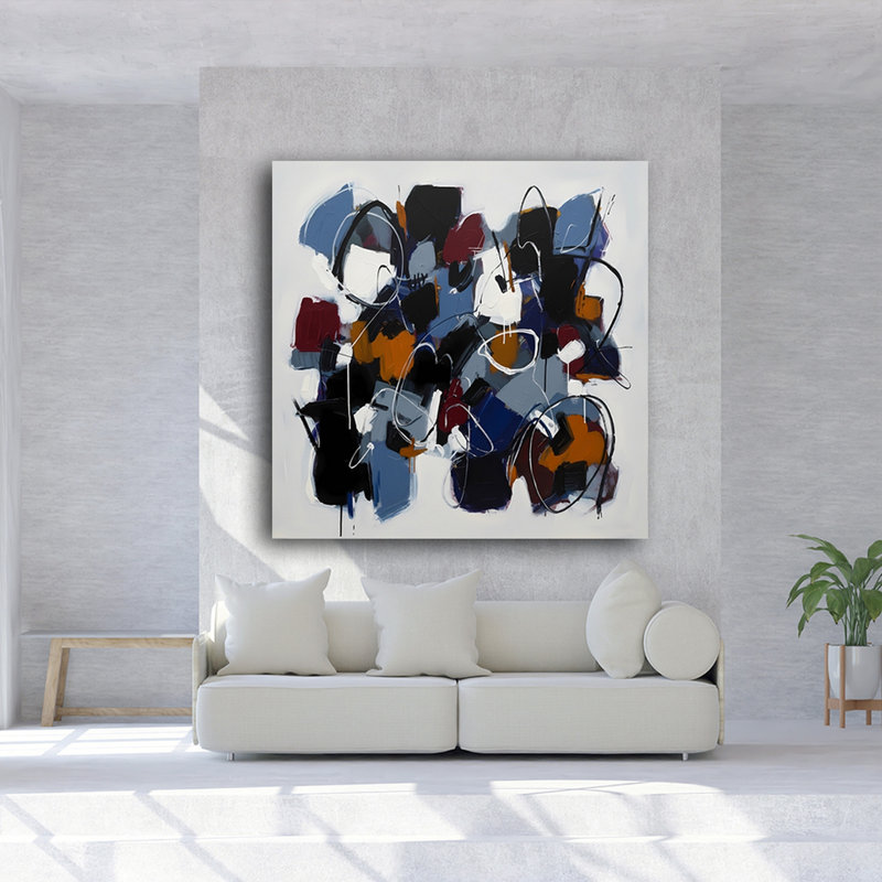 Order In Drift, 24" H x 24" W