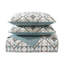Wrangler Annie Blue Cotton Reversible Quilt Set-102291718