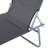 Beach Lounge With Strong Frame And Sun - Gray Stable Construction Adjustable Awning