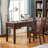 Nut-brown Rectangular Solid  Wood desk