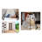 Luxdecor Magnetic Bug Screen Door Fit Door Size Up to 38x82,36 Strong Magnets Hand-Free Closing