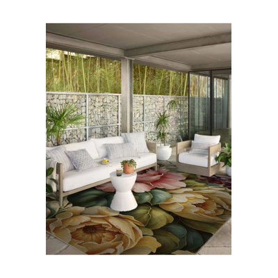 Tapis décoratif lavande lavable à la machine