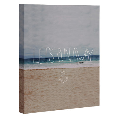Impression sur toile tendue, "laisse exécuter away iii"