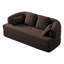 Canapé-lit pliable 2 en 1 avec tissu chenille texturé