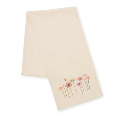 Harvest Flowers Cotton Table Runner