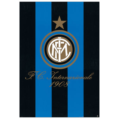 FC Internazionale 1908 - No Frame Rectangle Print on Wood