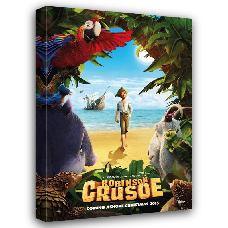 Robinson Crusoe, 24" H x 16" W