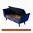 Vintage Tufted Velvet Storage Bench, 65-inch Upholstered Ottoman with Hidden Storage, Navy for Living Room & Entryway-1614181523