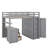 Full Loft Bed With Drawers,Desk And Wardrobe-16928010
