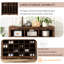 Armoire pour 24 chaussures avec base courbée, brun rustique, moderne pour le salon, la chambre à coucher, le couloir et la chambre à coucher brun-829748119