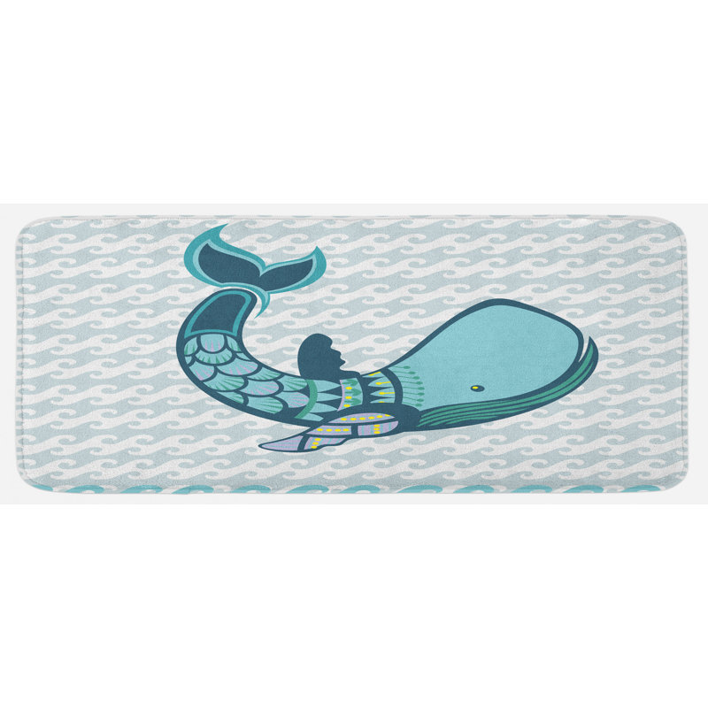Tapis de cuisine baleine