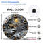 Horloge murale loup 12 po