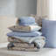 Ensemble de literie réversible de 7 pièces, grand lit floral en microfibre pour la maison
