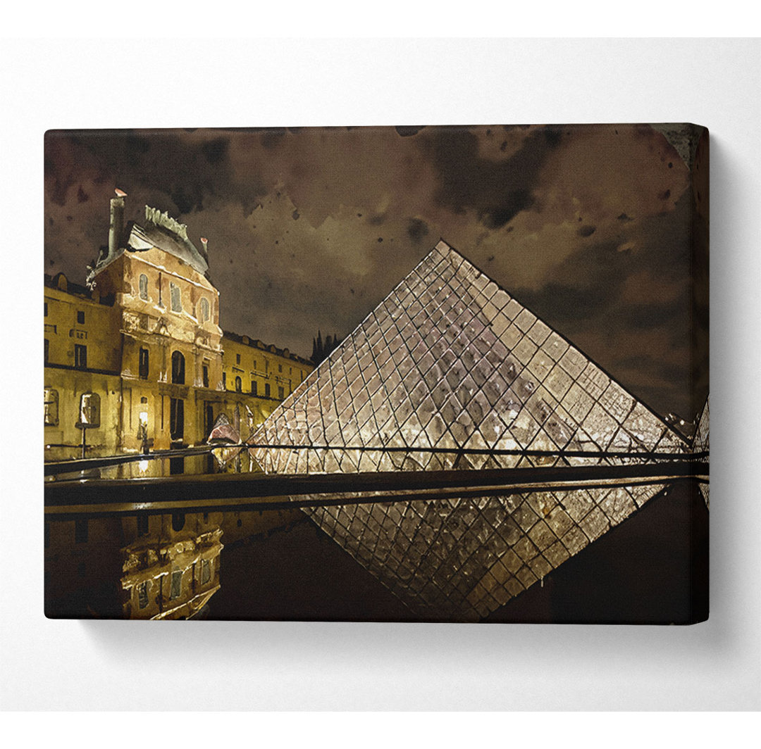 Louvre Museum Paris Frankreich - Kunstdrucke auf Leinwand