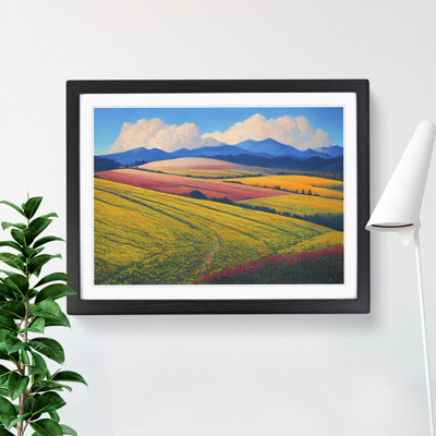 Spring Landscape Meadow - Single Picture Frame Print
