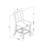 Transitional Style Bar Stools Set of Two