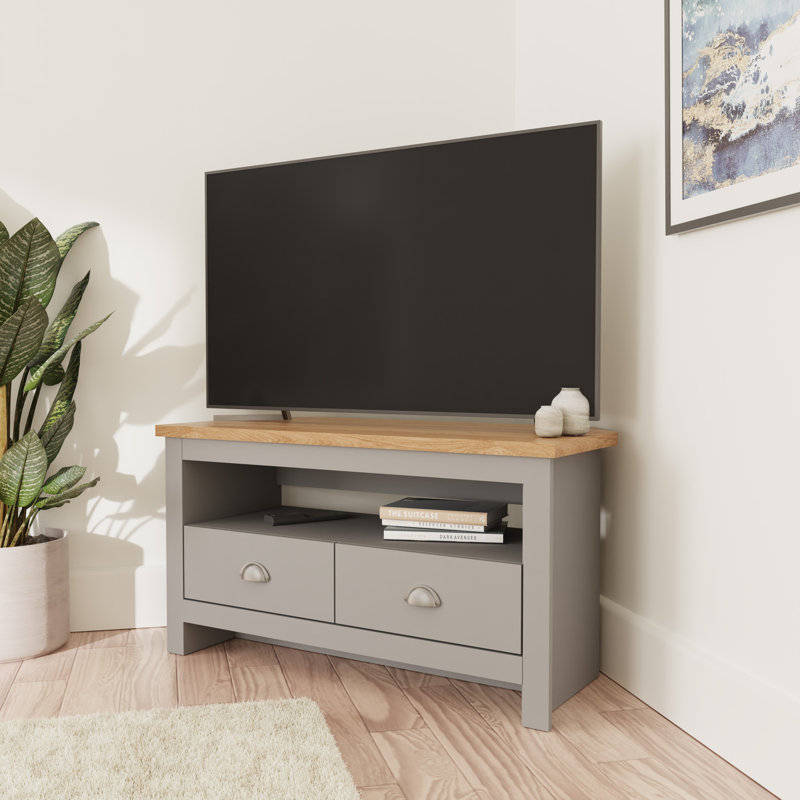 Loretta Corner TV Stand for TVs up to 42", Grey