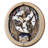 QXM350GRH Melodies In Motion Clock, Brown