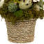 Wooden Mixed Floral And Easter Egg Artificial Arrangement - 7"
