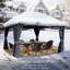 Pavillon de jardin à toit rigide double avec moustiquaire Kozyard Alexander-86724633