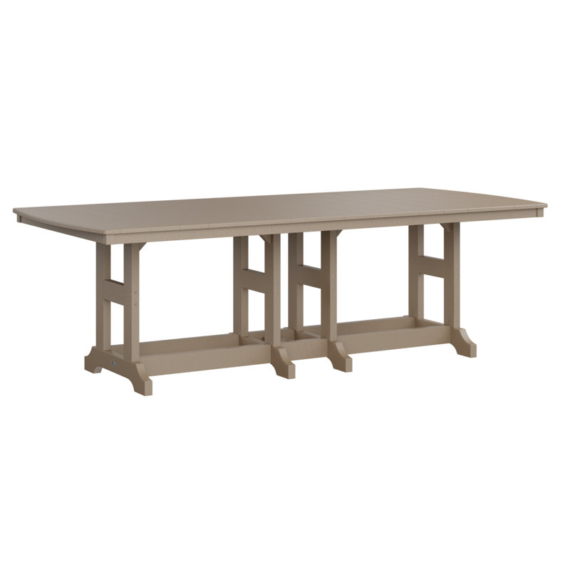 Table de salle à manger à hauteur de comptoir 96 po Berlin Classic Garden Classic, H 35,5 po x l 96 po x P 44 po