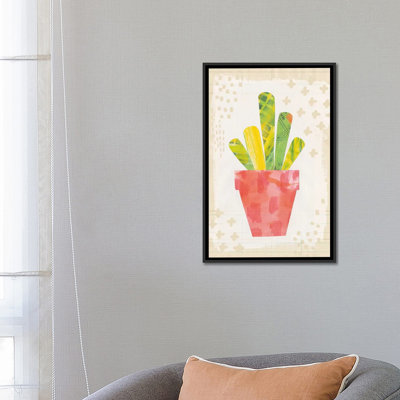 «Collage Cactus VI.A, impression sur toile tendue