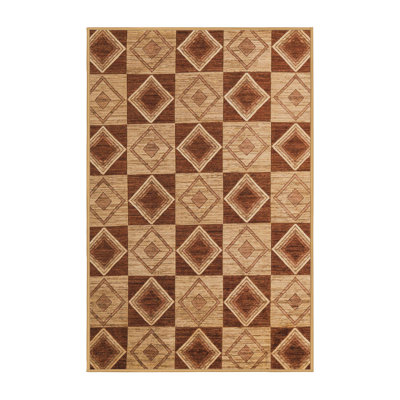 Tapis décoratif multicolore à motif abstrait