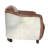 Assembled Brancaster Chair, Retro Brown Top Grain Leather & Aluminum, Industrial Style-1850469452-1850469454