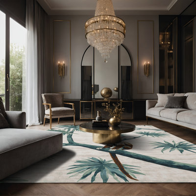 Tapis gris soyeux et moelleux