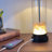 Farmhouse Table Lamps Set of 2 for Bedroom Nightstands, with USB Charging Ports & Night Light, Coral Glass Base, Fabric Shade, LED Bulbs Included-279960398