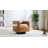 Ahbree Faux Leather Swivel Barrel Chair-831330234