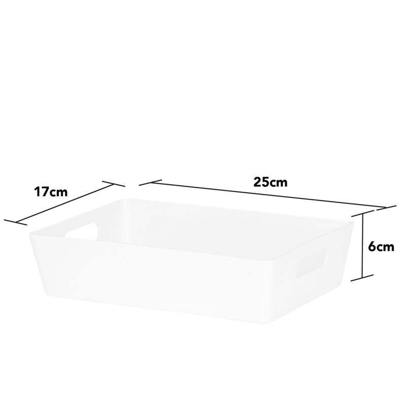 Wham Studio Basket Rectangular, White