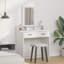Dressing Table with Mirror and Storage Included-1253684202