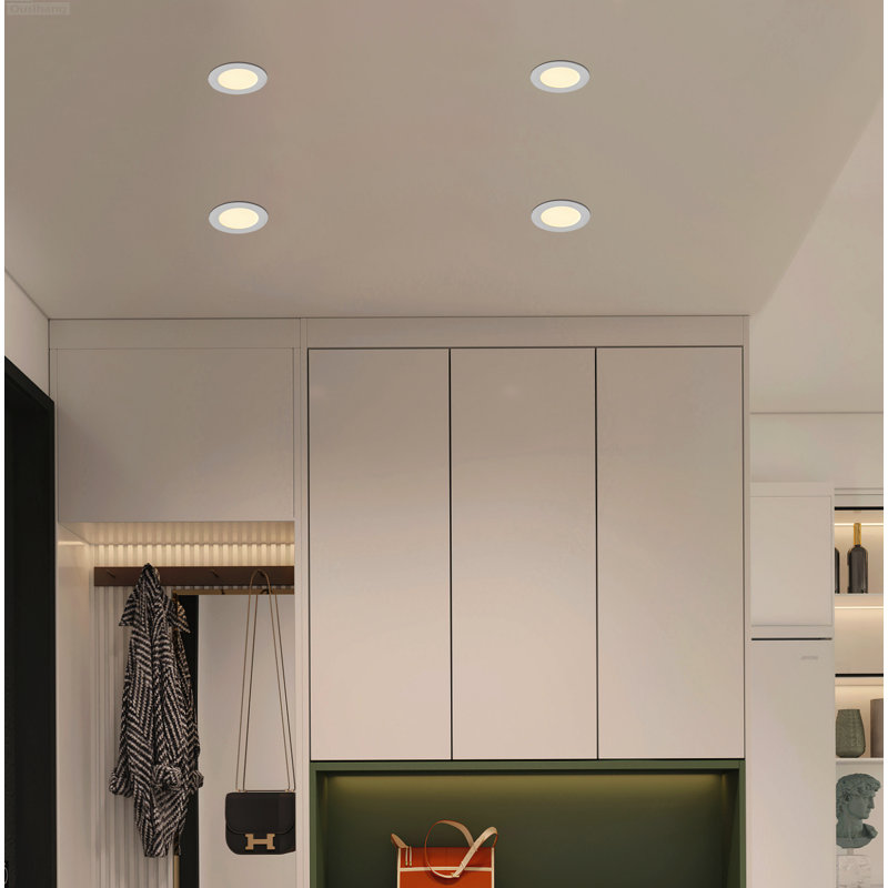 Paquet de 12 luminaires encastrés au choix 4 pouces, 9W