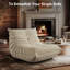 Armless Bean Bag Chair, Memory Foam Couch & Lounger, Fireside Sofa, Bean Bag Floor Chair Compression-115604635
