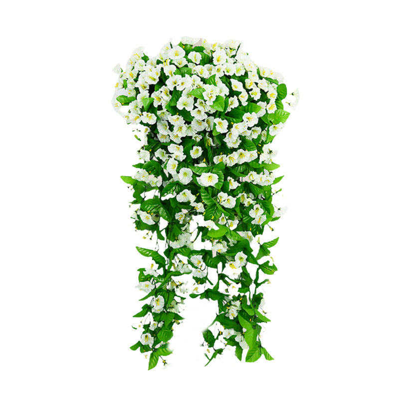  Faux fleurs artificielles pour la décoration de la maison Rose artificielle conditionneuse de fleurs conduisant le blocage du salon Décoration du plafond Plantes d'emballage en plastique Faux fleurs vignes Fleurs artificielles