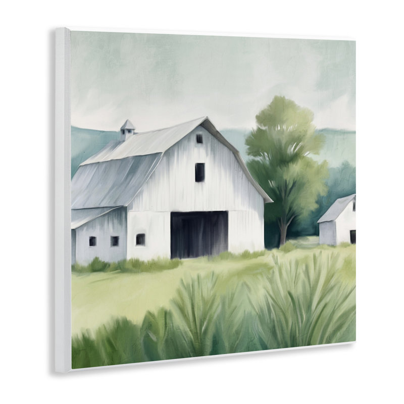 Plaque murale de grange blanche Farm Home, design par Kim Allen