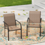 Oligert Metal Outdoor Stacking Dining Armchair