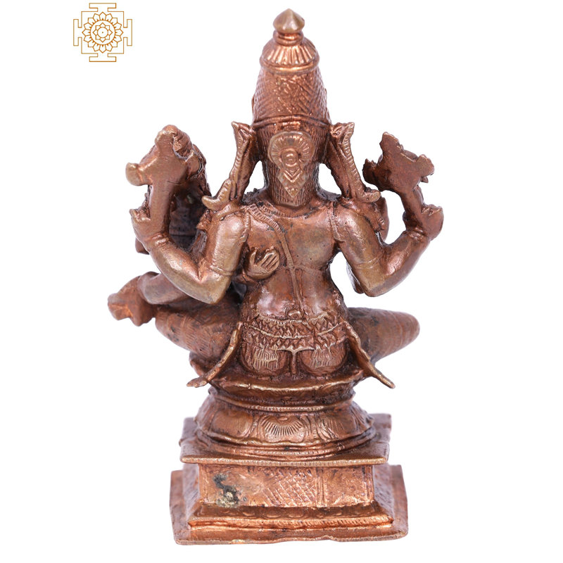 Figurine Hayagreeva avec la déesse Lakshmi