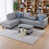 Similicuir gris