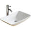 Lavabo de salle de bain vasque rectangulaire en céramique Modern