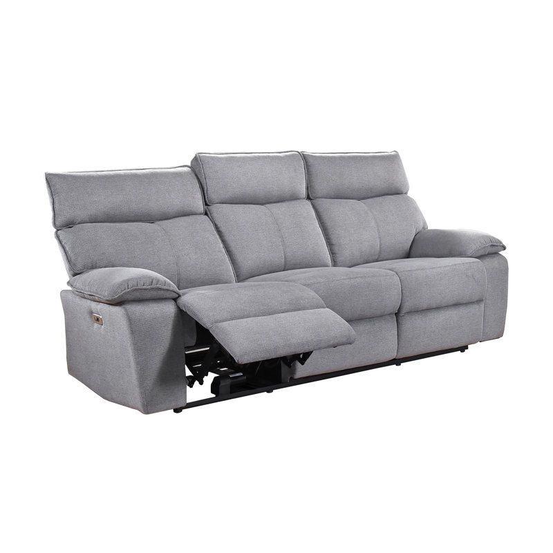 Canapé inclinable électrique, gris, Power Recline