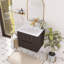 Modern Fluted Bathroom Vanity - Water-resistant Build-941842903-941842906