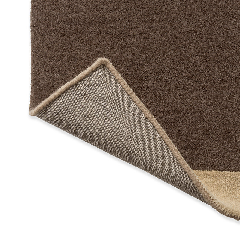 Wool Geometric Area Rug, Rectangle 4'7" x 6'7"