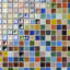 Carreau de mosaïque murale en verre 1 "x 1" Contempo