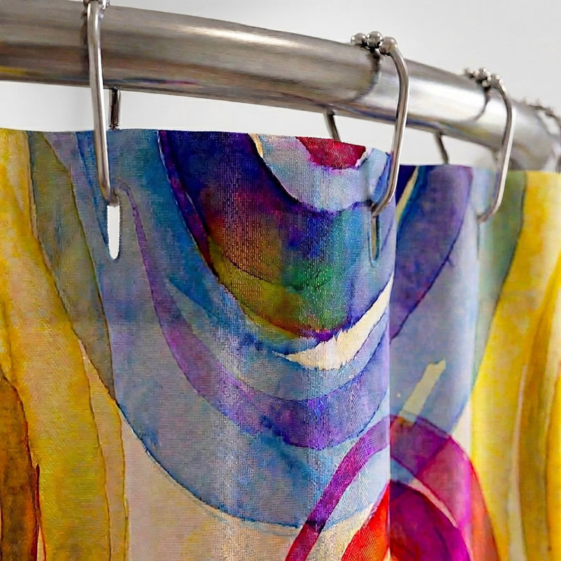 Rideau de douche Colorburst, H 90 po x l 71 po